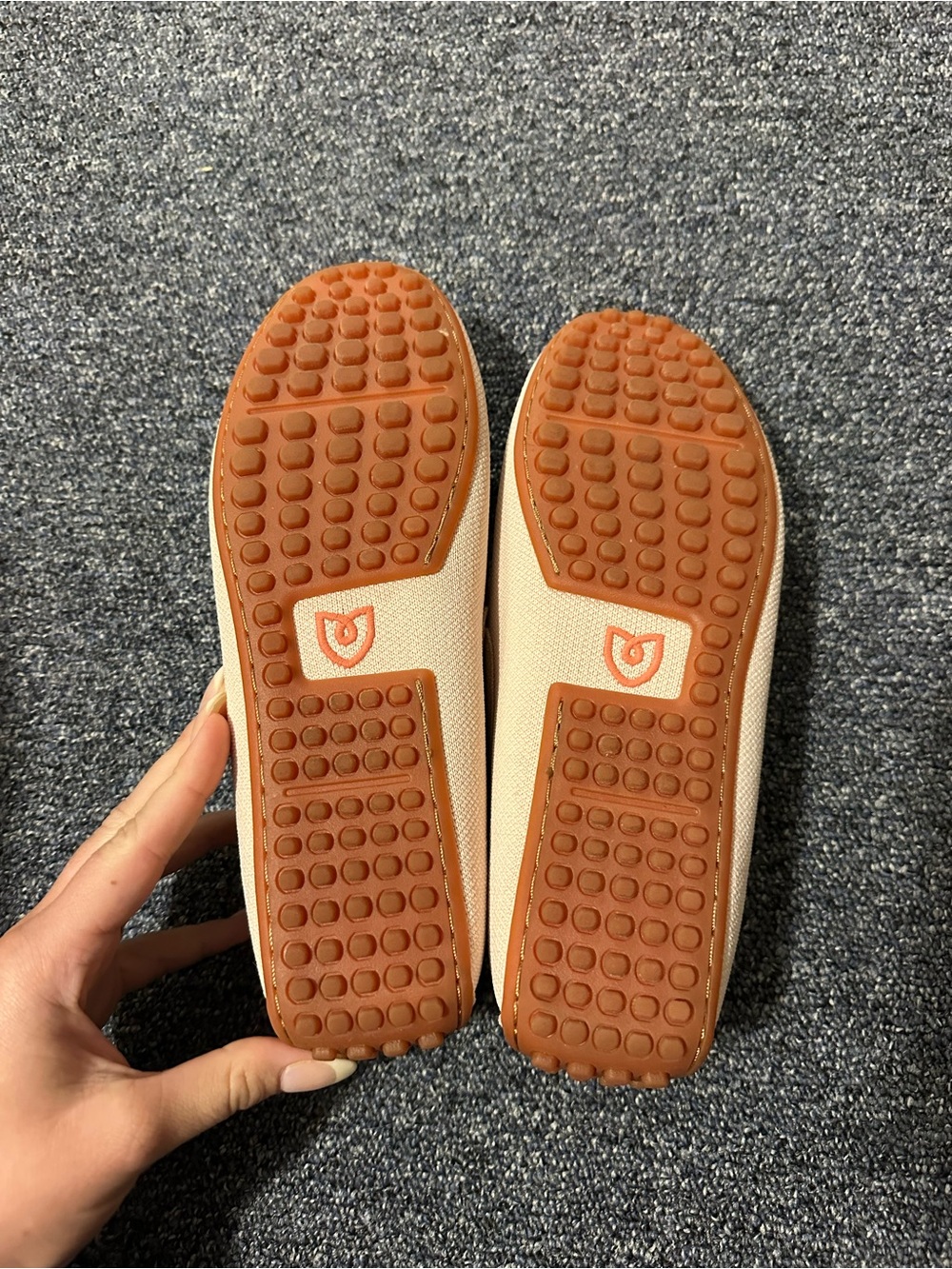 Women’s Cream Braided Slip-On Loafers - Picture 2 of 4